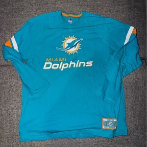 Reebok Teal Miami Dolphins Shirt